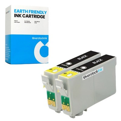 2Pack Compatible OSI Epson 68 Black Cartridge for Stylus C120 NX615 Workforce 30