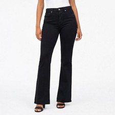 LEVI STRAUSS Signature Stretch Bootcut Black Jeans Women  s Size 6 Medium