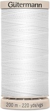 Gutermann Quilting Thread 220 Yards-White 738220-5709 