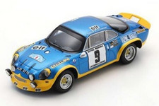 1/43 ALPINE RENAULT A110 TURBO #9 WINNER RALLY CRITERIUM DES CEVENNES 1972 SPARK