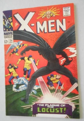 X-Men #24 - Marvel Comics 1966 1st appearance of the Locust Very Good/Fine - Photo 1/4