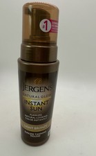 Jergens Natural Glow Instant Sun Light Bronze Sunless Tanning Mousse 6oz/177mL