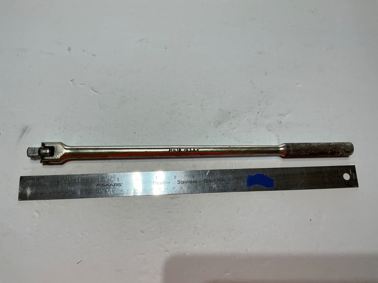 Master Mechanic 1/2" drive 18" breaker bar made in USA M1670