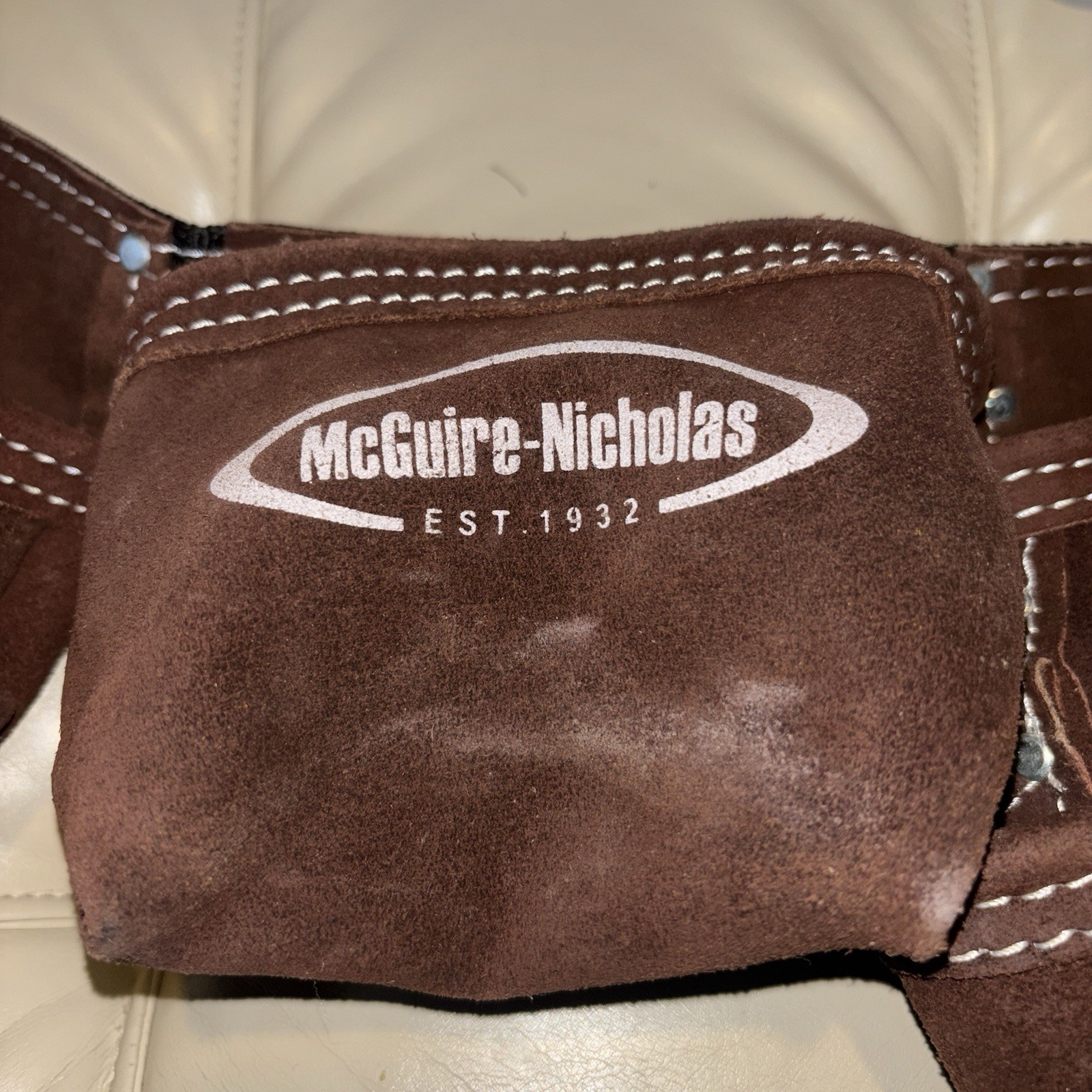 McGuire Nicholas Carpenter Tool Belt Leather Pouches Contractor Nail Apron