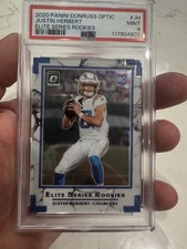 Panini 2020 Donruss Optic Justin Herbert Elite Series Rookies #ESR-JH PSA 9