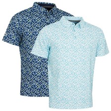 Callaway Golf Mens Kaleidoscope Chev Wicking Golf Polo Shirt 36% OFF RRP