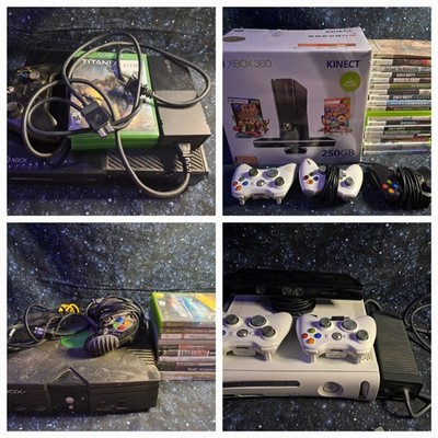 xbox original, xbox 360, & xbox one bundles -all tested all work-