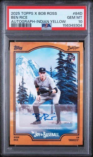Ben Rice 2025 Topps Ben Rice #84D Auto