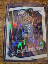 2025 Panini Prizm WNBA Courtney Williams White Seismic Prizm #69 Minnesota Lynx