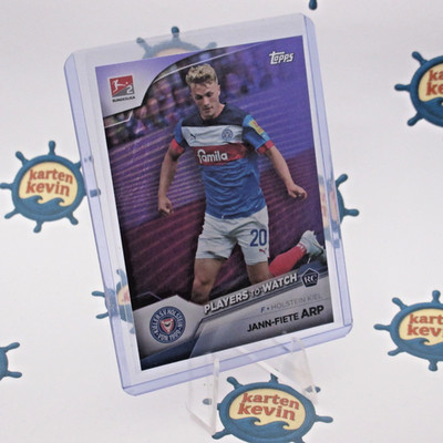 Jann-Fiete Arp 10/15   Purple Topps Jade Bundesliga Holstein Kiel - True Rookie