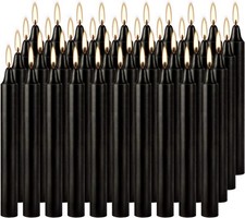 YOROXRG Set of 40 Black Candles   Spell Chime...