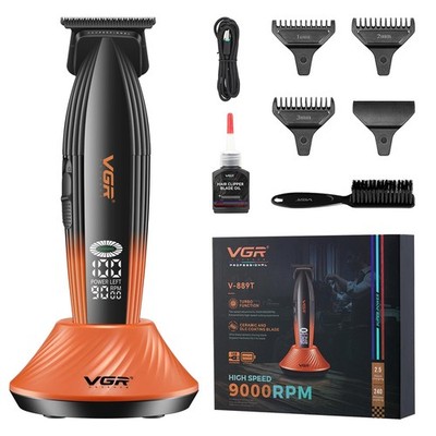 VGR 889T Professional Hair Trimmer for Men, 9000RPM High Speed Cordless Hair ...