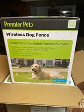 Premier Pet Wireless Dog Fence System Circular and Adjustable New never opended