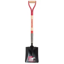 23.5 In. Wood D-Handle Square Point Shovel