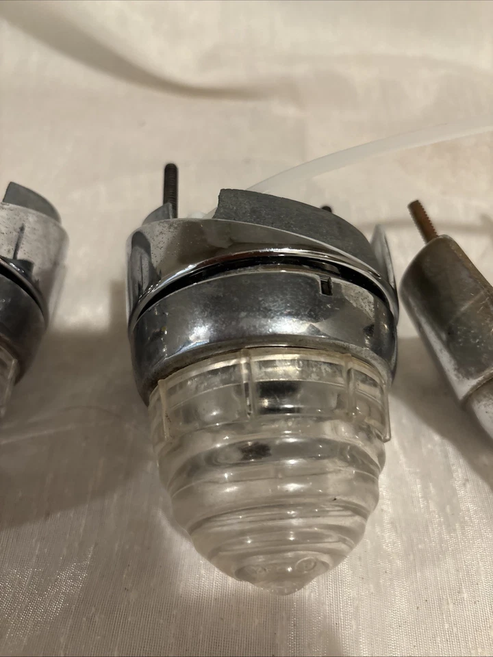 Lente transparente señal de giro delantera Porsche 356 B C Asbly SWF K13306 Foto 4 de 4