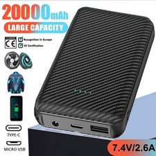 20000 mAh DC 3.5mm Portable Battery Bank Battery Charger Pack fo iPhone Samsung
