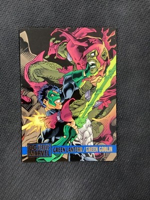 1995 Fleer DC vs. Marvel Comics #74 Green Lantern / Green Goblin