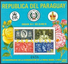 PARAGUAY Mi # Bl 325 Mint NH VF
