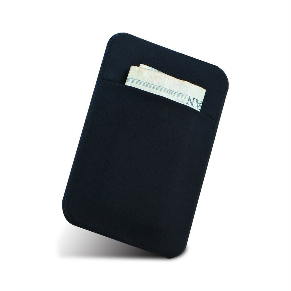 Universal Adhesive Pocket Stick On Wallet Card Holder Pouch Case For Cell Phone eBay