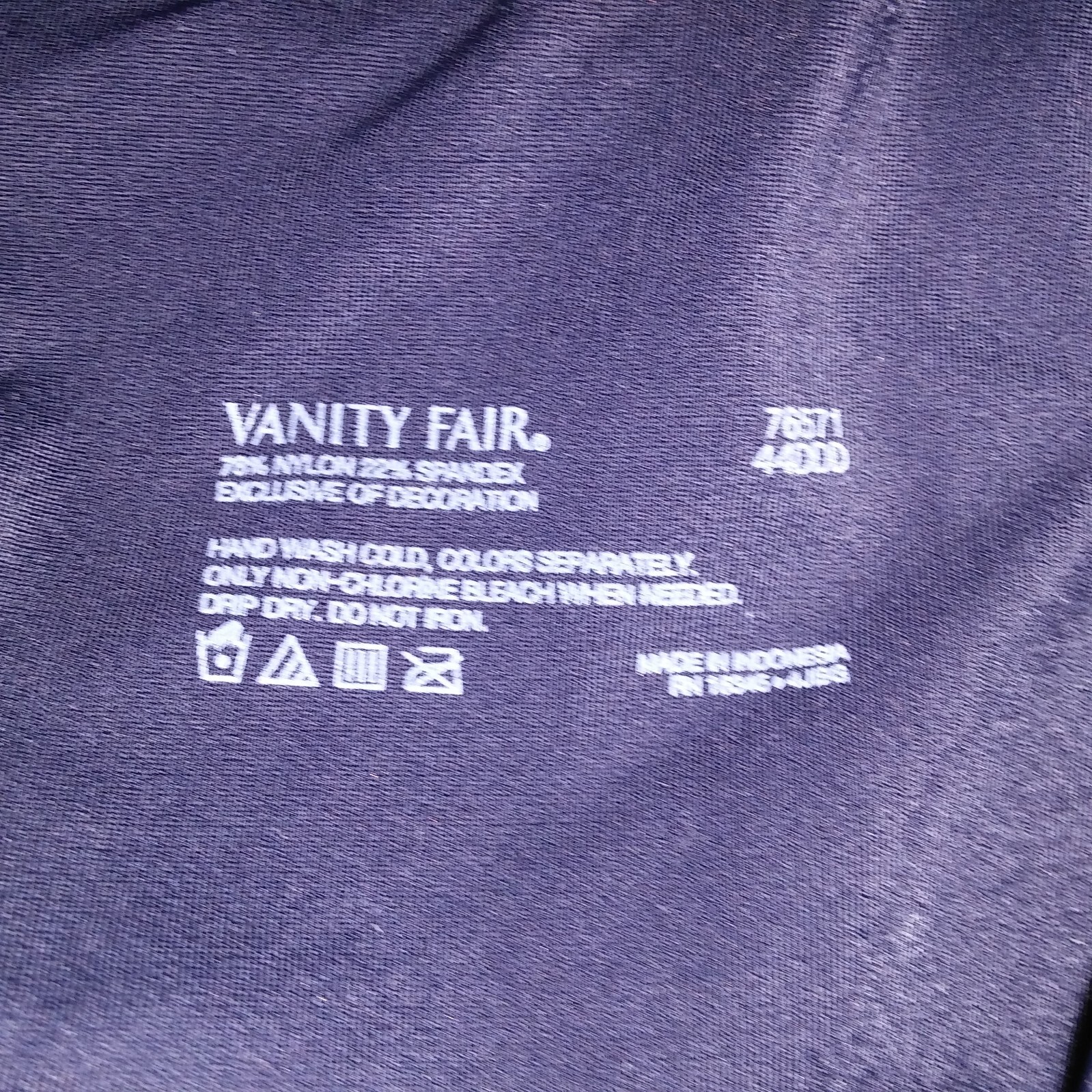 Vanity Fair Bra 44DDD Solid Black Lightly Lined U… - image 6