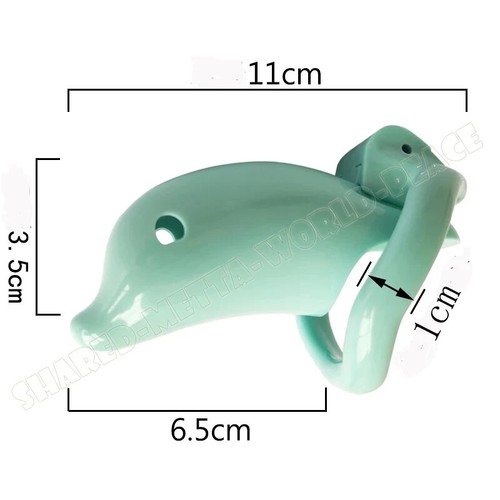 Long Chastity Cage ABS Resin With 4 Curved Ring Lock Games For Men Shop Games - Picture 13 of 26