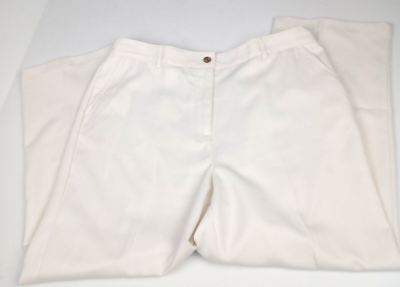 Vintage Alia Petites Womens Ivory Cream Dress Pants Slacks 12P Side Pockets  | eBay