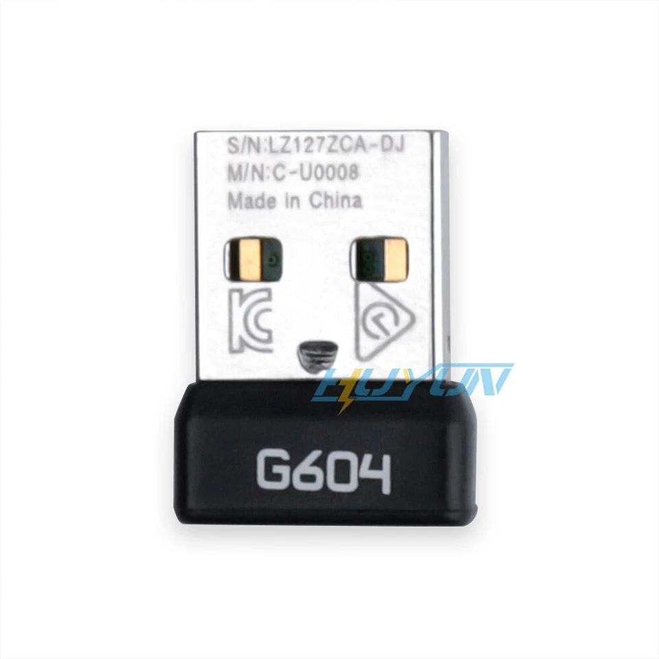 USB Dongle Signal Receiver Adapter for Logitech G604 Wireless Gaming Mouse - Image 2 of 4