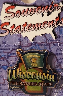 Wisconsin ''The Badger State'' Collectible Pin
