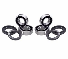 Both Front Wheel Bearings & Seal Kits for 02-14 Honda TRX400EX TRX400X TRX 400EX