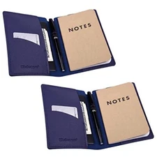 2 Pack Leather Journal Notebook Cover for Field Notes Pocket Notebooks