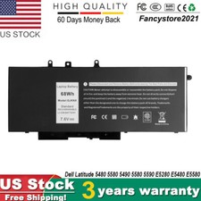 GJKNX 5YHR4 451-BBZG Battery For Dell Latitude E5580 E5480 5280 Precision M3520