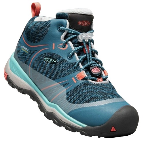 KEEN Kids Wanduro Low Shoes Youth Size 5 Waterproof Sky Captain