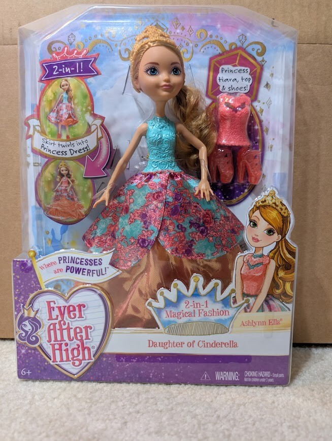 Ever After High Daughter of Cinderella in Magical Fasion Ashlynn Ella