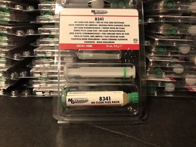 M.G. CHEMICALS 🔥 QTY: 1 ONE MG CHEMICALS 8341 NO CLEAN SOLDERING FLUX PASTE 10ML SYRINGE NEW
