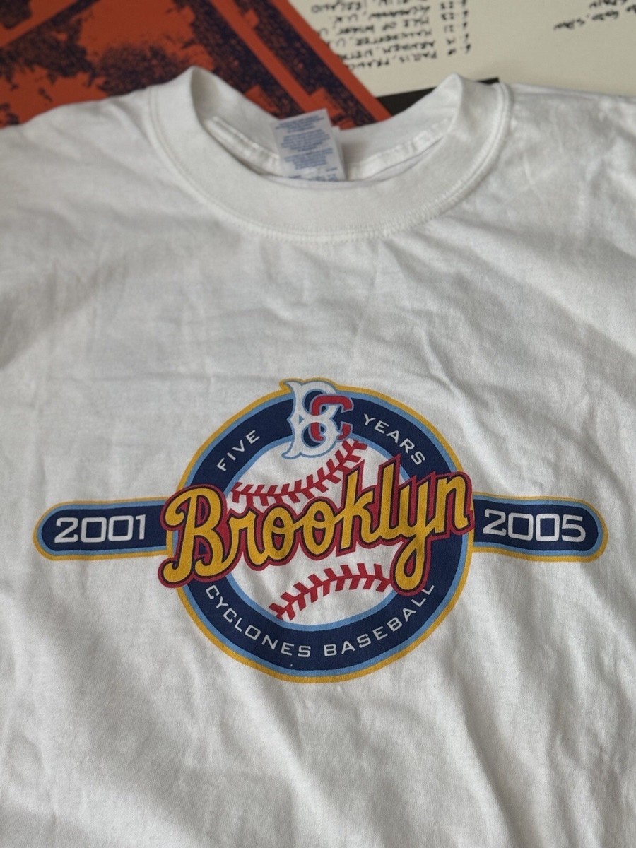 2005 BROOKLYN CYCLONES SGA 5TH ANNIVERSARY T-SHIRT XL TEE NEW YORK