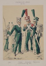 Bayern Jäger Uniform Tschako Federbusch Tornister Grenadier Schütze Karabinier 