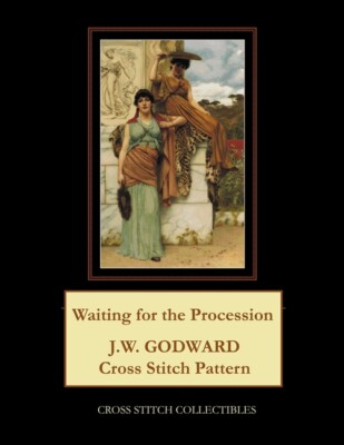 Waiting For The Procession: J W  Godward Cross Stitch Pattern