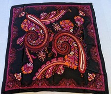 100 silk vintage colorful red orange black pink satin goth gypsy boho scarf