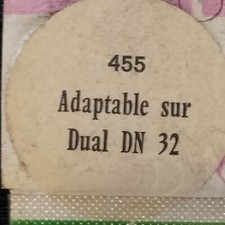 Saphir  455 Stylus  Tete de Lecture Adaptable sur Dual DN32      CL11h5