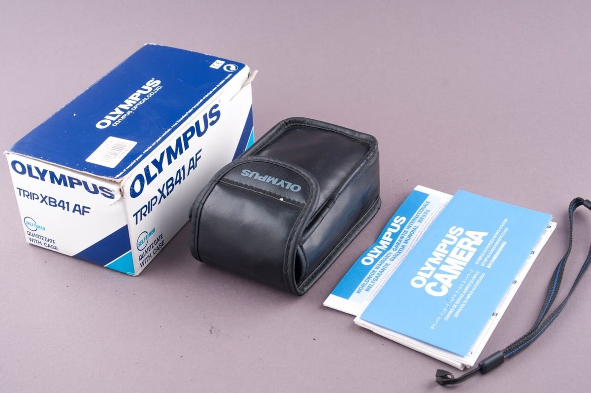Olympus Trip XB41AF Quartz Date BOX 35mm Point & Shoot Film Camera