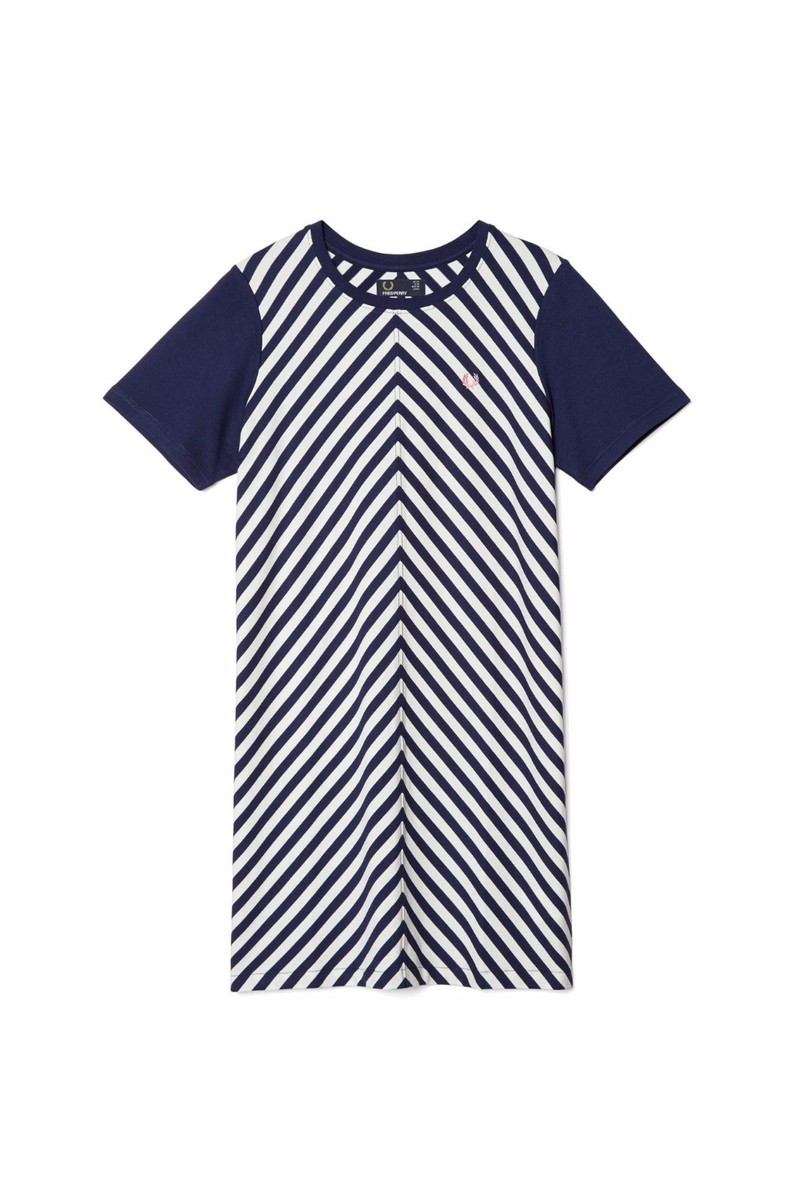 Fred Perry Chevron Striped T-Shirt Dress Sizes: UK8 | eBay Fred Perry Chevron Striped T-Shirt Dress Sizes: UK8 | eBay