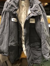 Bulwark Men's Size L-RG FRC HRC FR EUC Fire Retardant Blue Parka Large