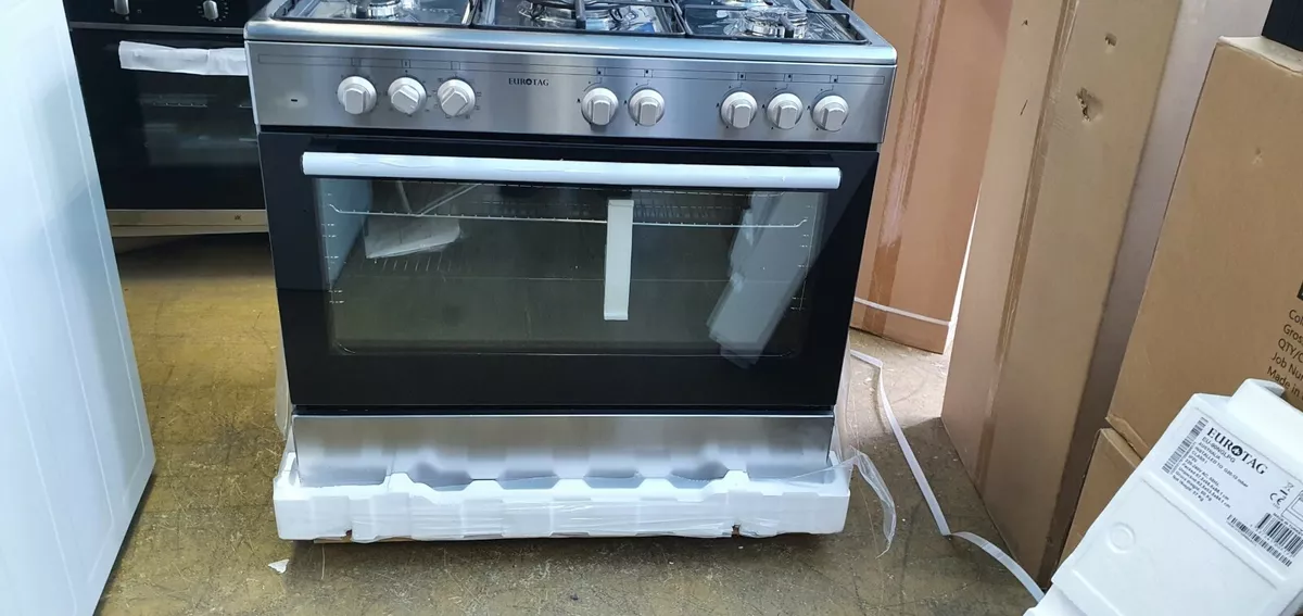 EURO EU 90NGLPG 90cm Dual Fuel Freestanding Upright 105 L Oven
