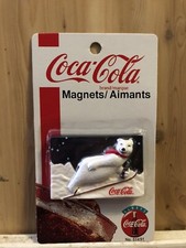 Vintage Coca-Cola Magnet (1997) Polar Bear Skiing No. 51491 (NEW!) Ships Free!