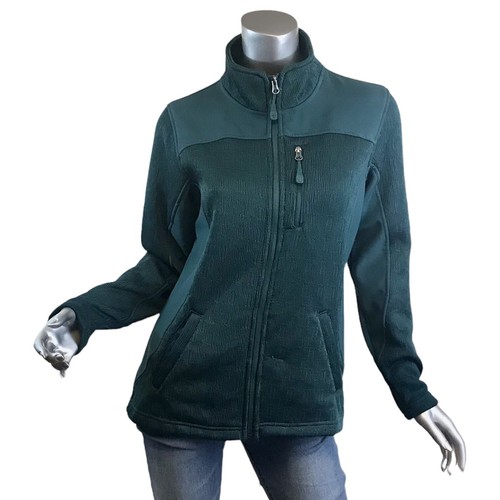 Sweater Jacket Zip Up Fleece Lined 