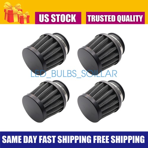 Black & Red Foam Air Filter Pod - 39mm - Honda CB500 CB550 CB750 Kawasaki Suzuki - Foto 10