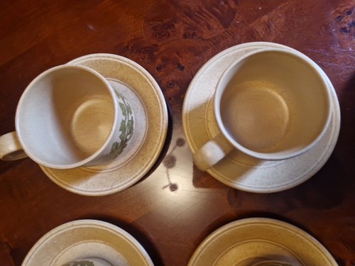 Vintage Ironstone Kiln Craft Tea Set. Teapot. Milk Jug & 9 Cups With Saucers. - Picture 11 of 24
