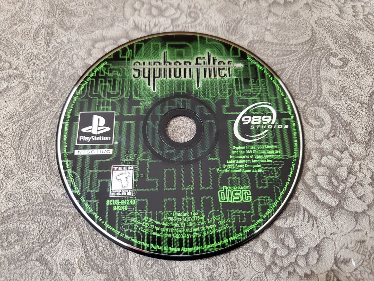 Syphon Filter 3 – Sony PlayStation 1 PSX – Retro Games Reproduction