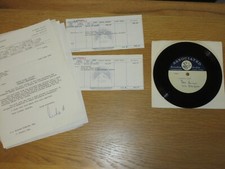 THE GREAT GATSBY 1973 UNRELEASED 7'' ACETATE DAVE HERMAN + JACK CLAYTON PAPERS