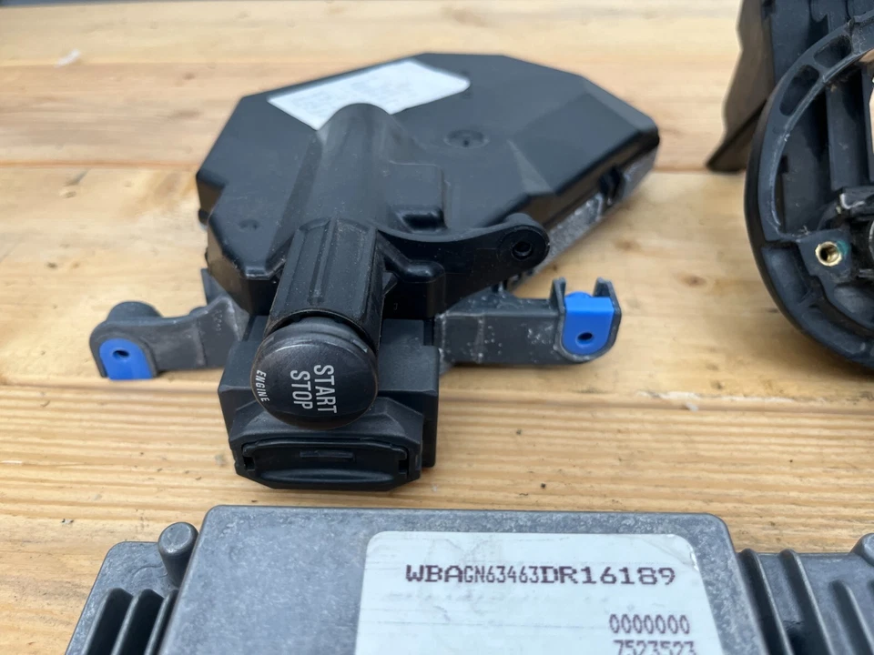 02-05 JUEGO DE LLAVES INTERRUPTOR ENCENDIDO BMW 745Li 745i E66 E65 DME ECU ECM CAS 7523523 Foto 4 de 4